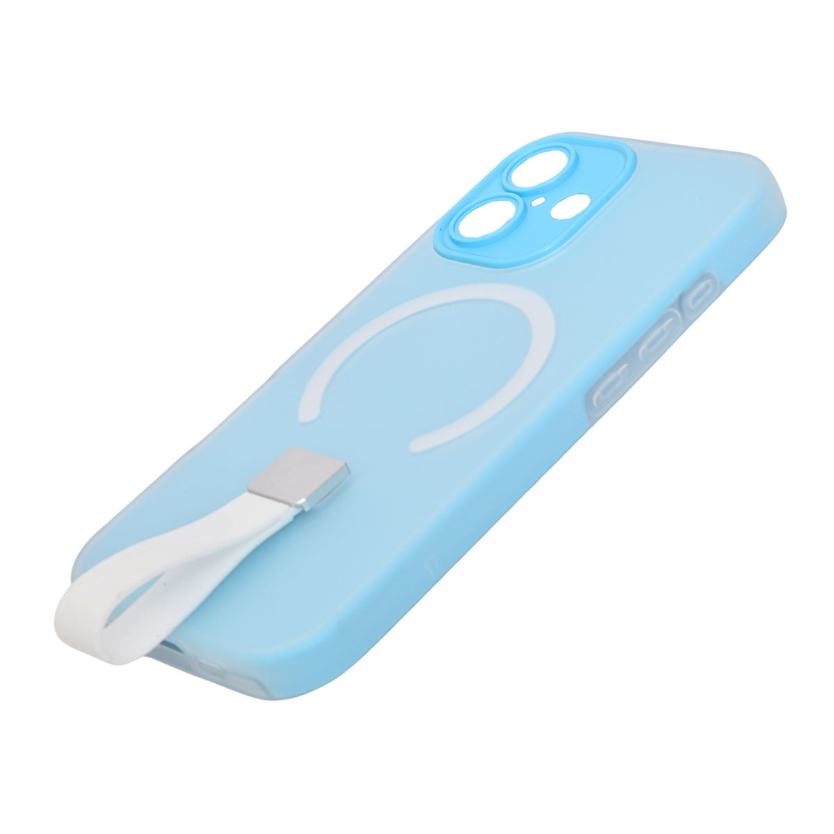 Frosty Matte with Silicone Finger Loop Phone Case for iPhone 17