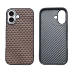 Carbon Weave Pattern Phone Case for iPhone 16 Plus