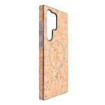 Cork Texture Printed MagSafe Compatible Phone Case for Samsung Galaxy S24 Ultra