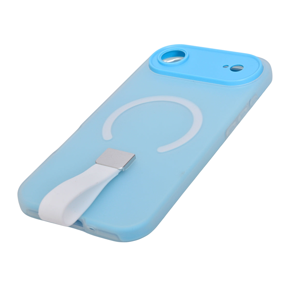 Frosty Matte with Silicone Finger Loop Phone Case for iPhone 17 Air