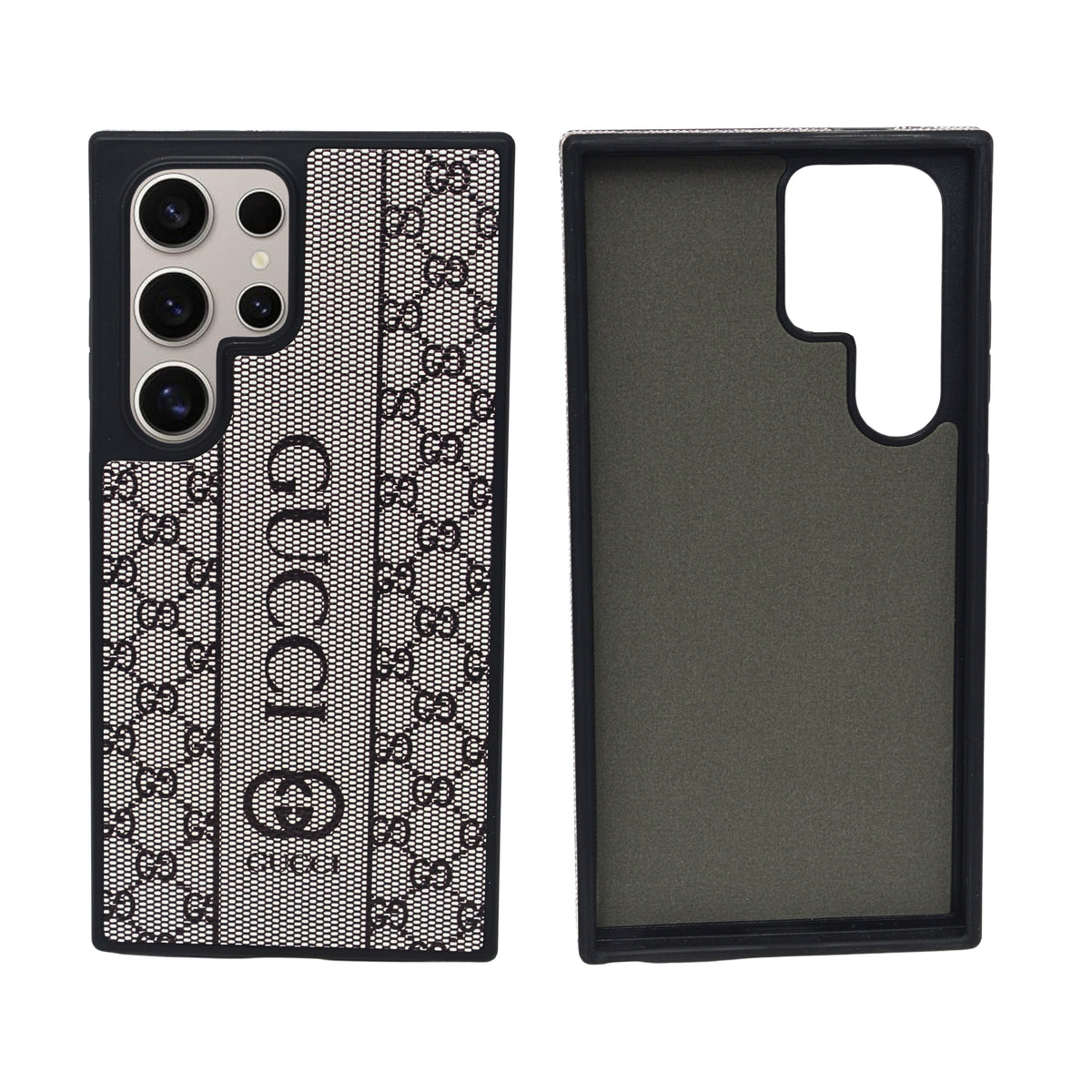 Luxury Monogram Pattern Protective Phone Case for Samsung S24 Ultra