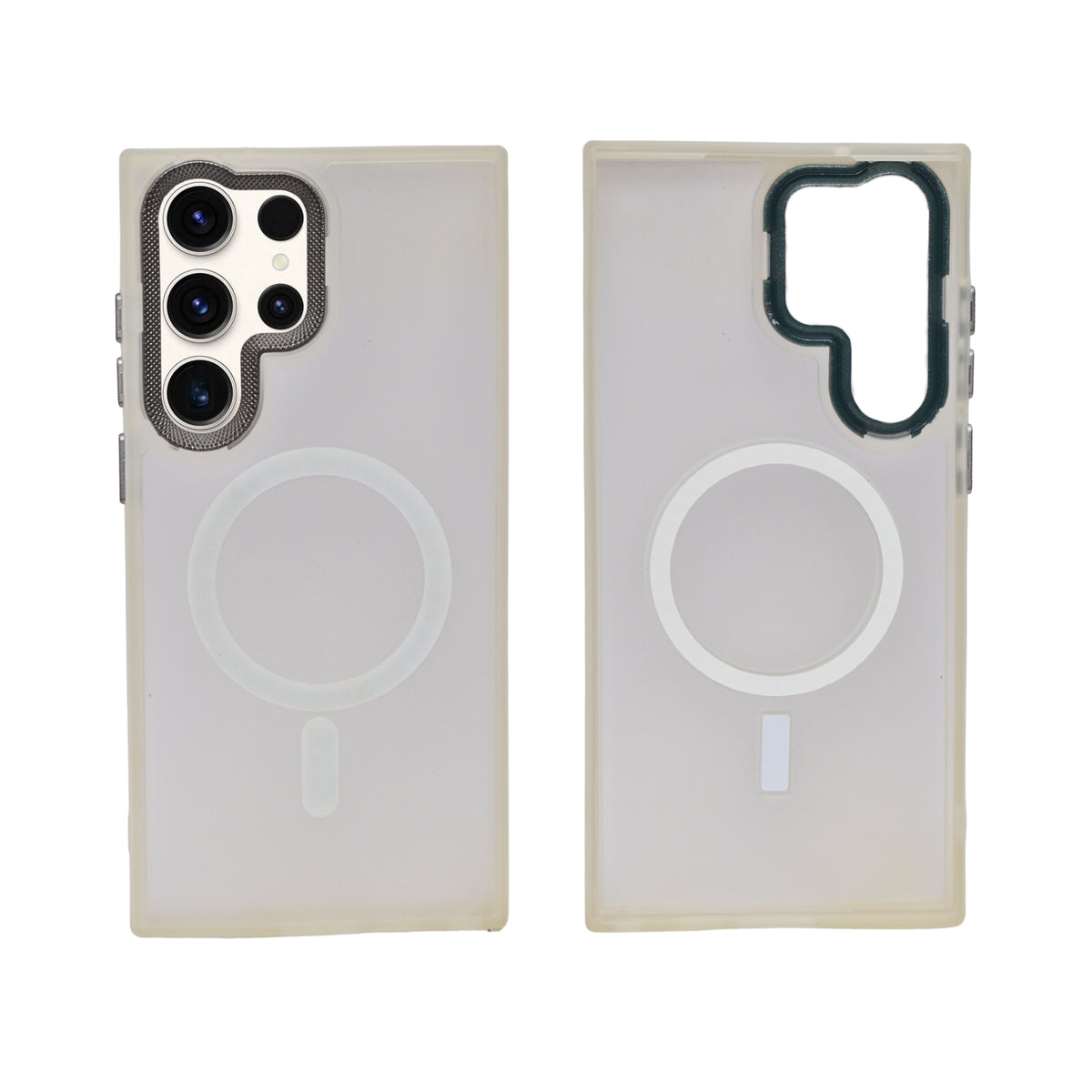 Matte Magsafe with Camera Design Case Samsung S23 Ultra