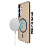 Hard Protective Striped Matte Finish Phone Case for Samsung Galaxy S24 / S25