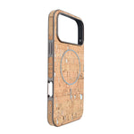 Cork Texture Printed MagSafe Compatible Phone Case for iPhone 17 Pro Max