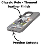 Santa Barbara Polo & Racquet Club Leather Phone Case For iPhone 16 Pro Max