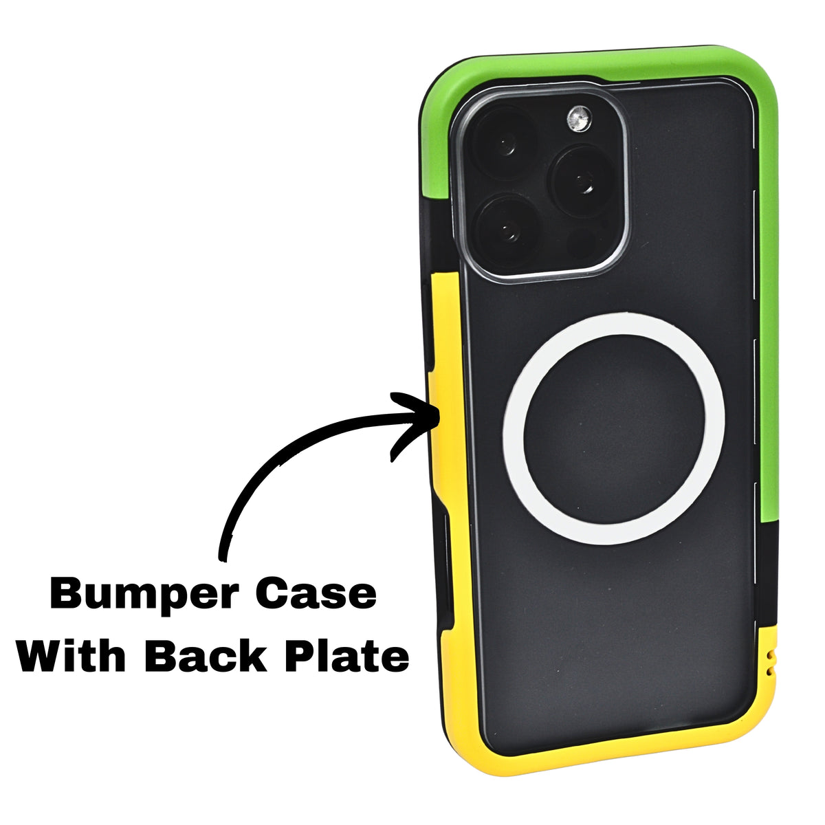 Dual Color Edge Matte Transparent MagSafe Phone Case for iPhone 16 Pro Max