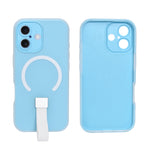 Frosty Matte with Silicone Finger Loop Phone Case for iPhone 17