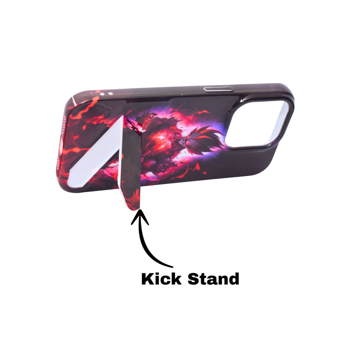 Anime With In-Built Stand Cover ForiPhone 15 Pro Max