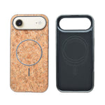 Cork Texture Printed MagSafe Compatible Phone Case for iPhone 17 Air