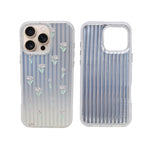 Aesthetic Bow & Floral Print Phone Case for iPhone 16 Pro Max