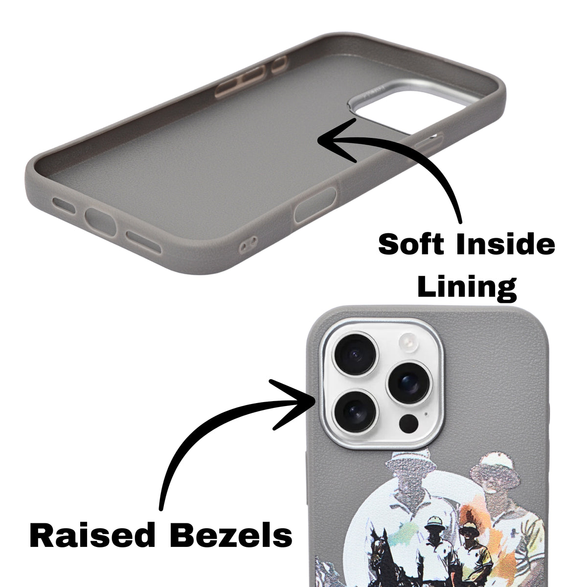 Santa Barbara Polo & Racquet Club Leather Phone Case For iPhone 16 Pro Max