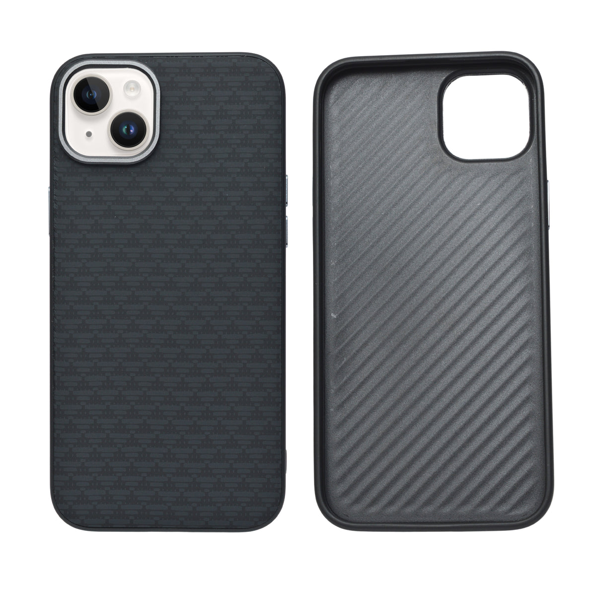 Carbon Weave Pattern Phone Case for iPhone 14 Plus / 15 Plus