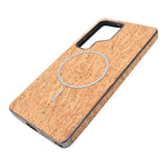 Cork Texture Printed MagSafe Compatible Phone Case for Samsung Galaxy S25 Ultra