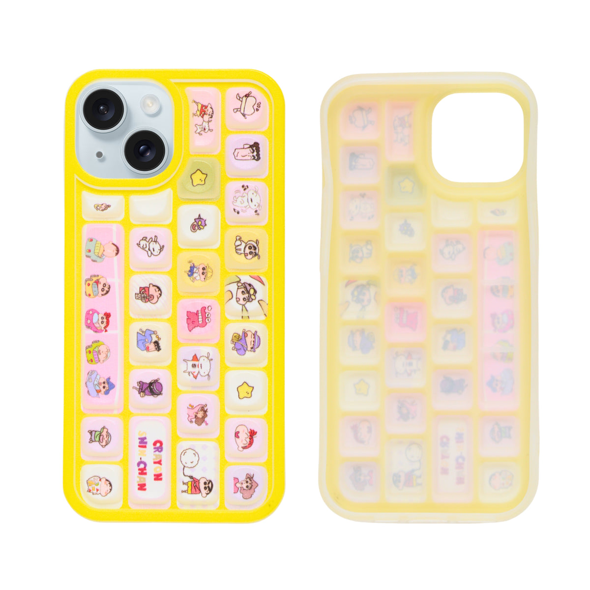 Cute 3D Cartoon Keyboard Phone Case for iPhone 15