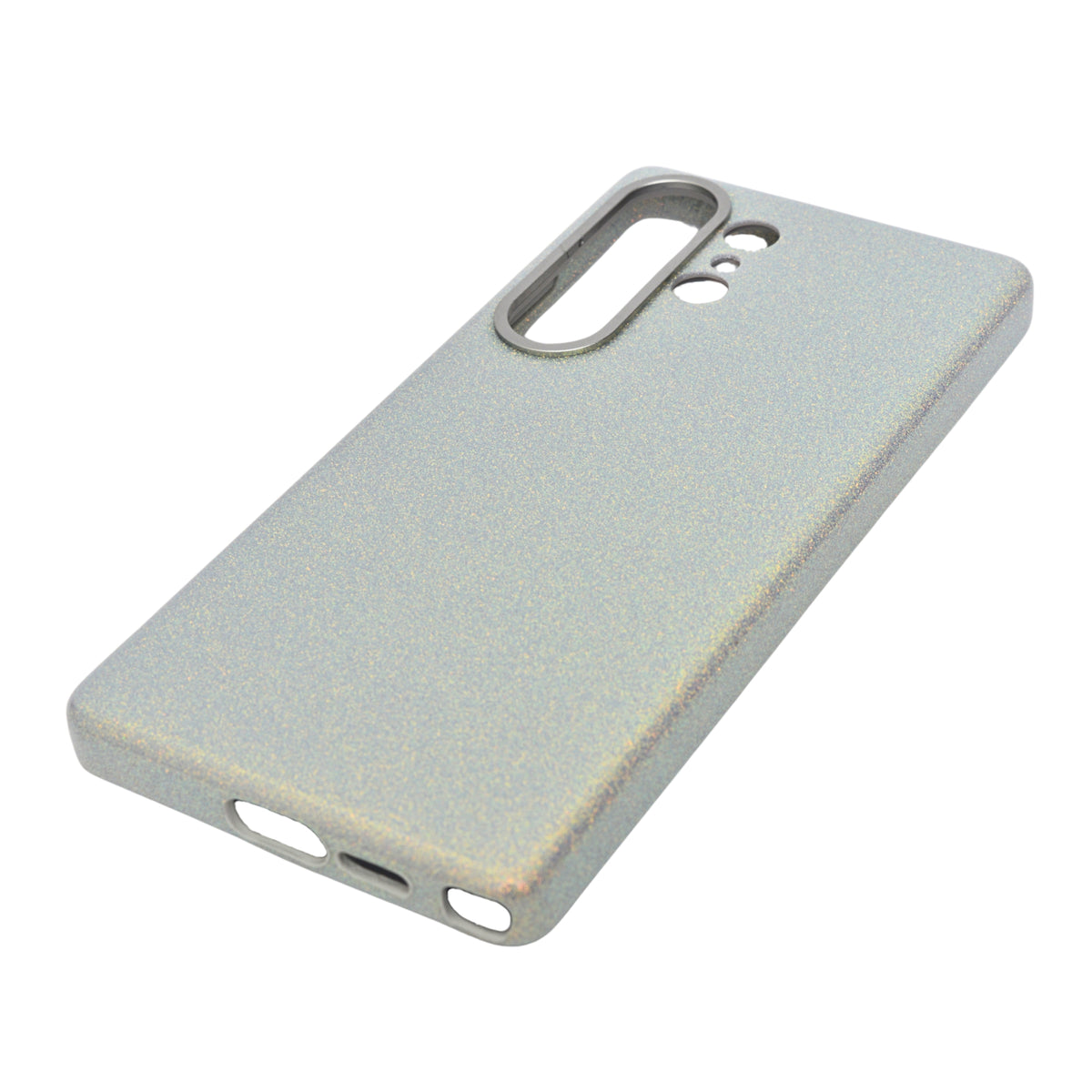 Premium Pastel Glitter Marble Finish Hard Phone Case for Samsung S25 Ultra