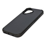 Geometric Carbon Fiber Texture Phone Case for iPhone 17