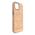 Cork Texture Printed MagSafe Compatible Phone Case for iPhone 13 / 14
