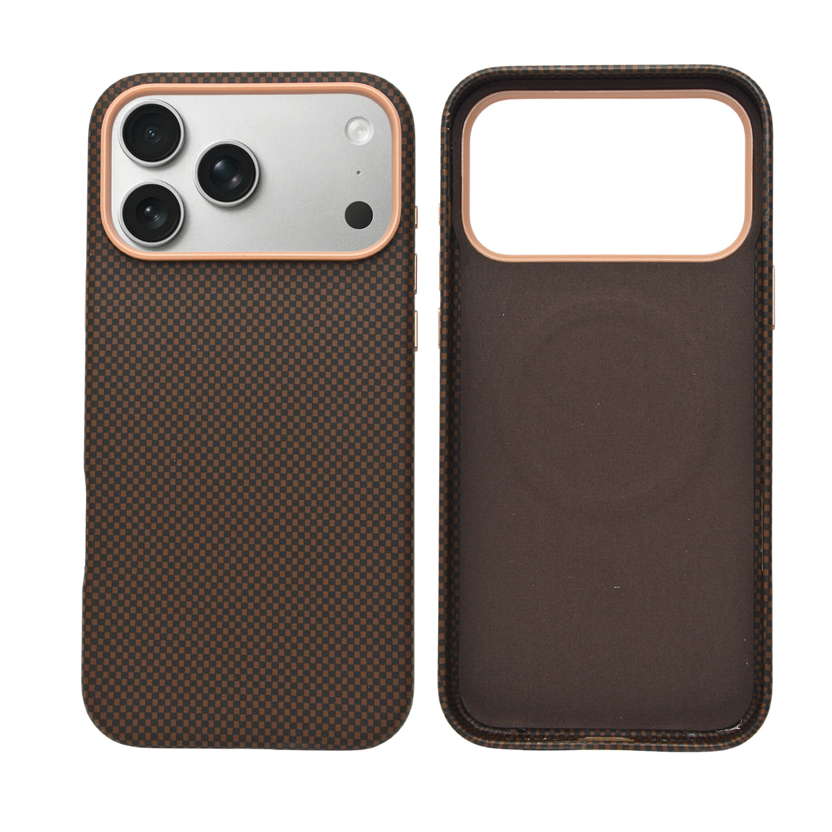 Sleek Carbon Fiber MagSafe Compatible Phone Case for iPhone 17 Pro