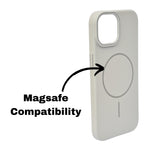 Matte Finish Hard Plastic MagSafe Compatible Phone Case for iPhone 15