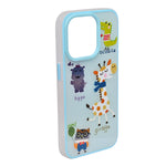 Stylish Cute Cartoon Cool Soft Animal Characters Cover For iPhone 15 Pro