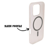 Hard Matte Transparent MagSafe Compatible Phone Case for iPhone 16 Pro