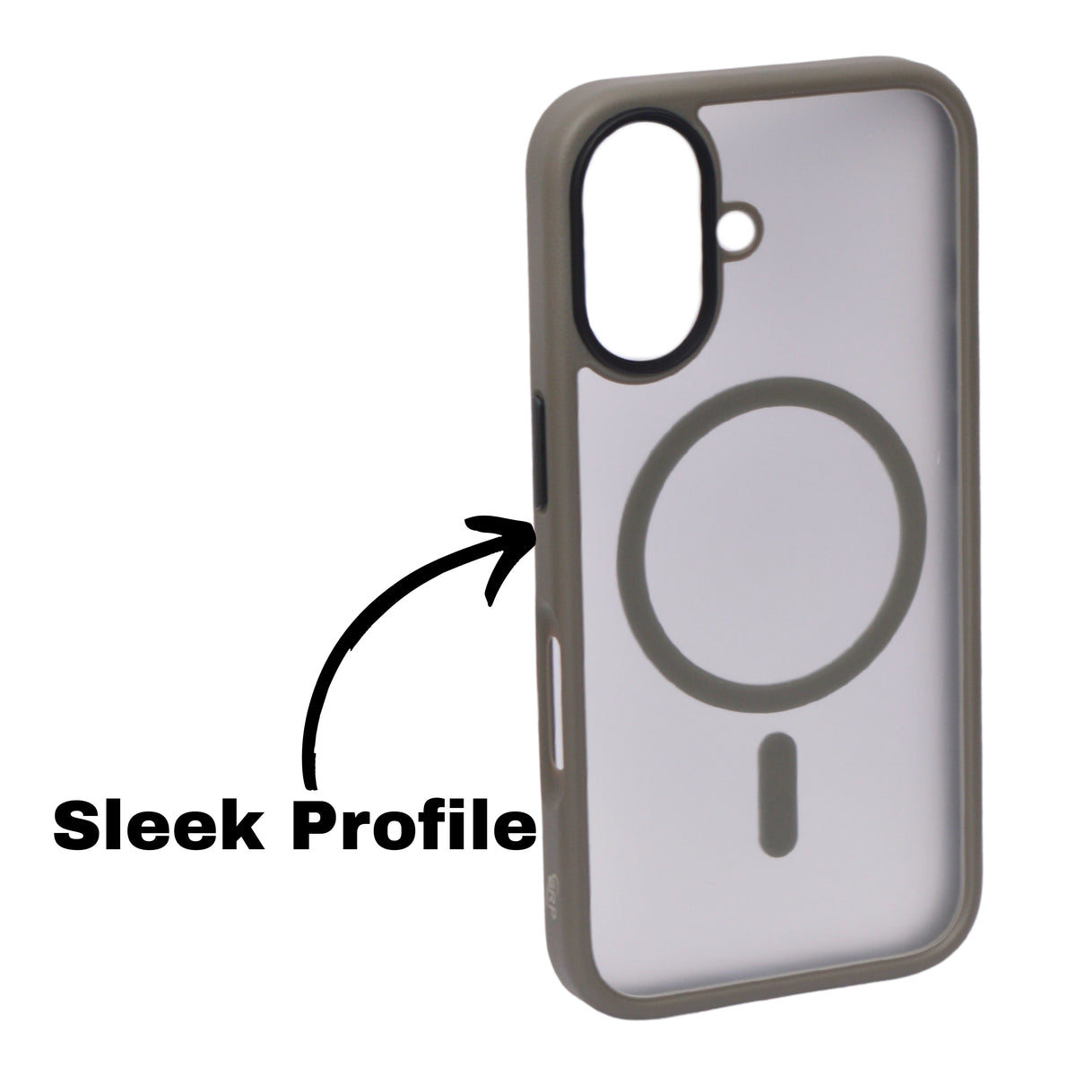 Matte Transparent Hard Protective Phone Case for iPhone 16 Plus
