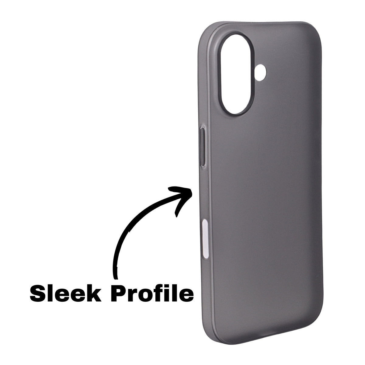Frosted Matte Finish Slim Translucent Phone Case for iPhone 17