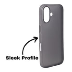 Frosted Matte Finish Slim Translucent Phone Case for iPhone 17