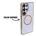 Just Fun Transparent Magsafe Protective Phone Case for Samsung S25 Ultra