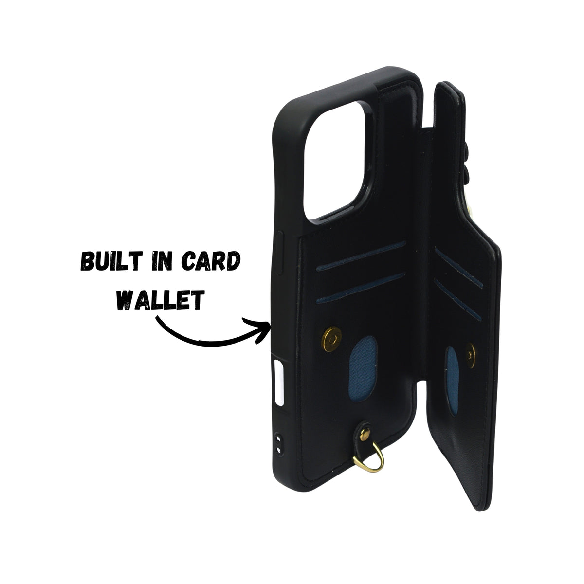 3D Flower Wallet Flip with Card Holder & Detachable Sling Phone Case for iPhone 16 Pro Max