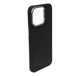 Carbon Fiber Texture MagSafe Compatible with Metal Camera Phone Case for iPhone 15 Pro
