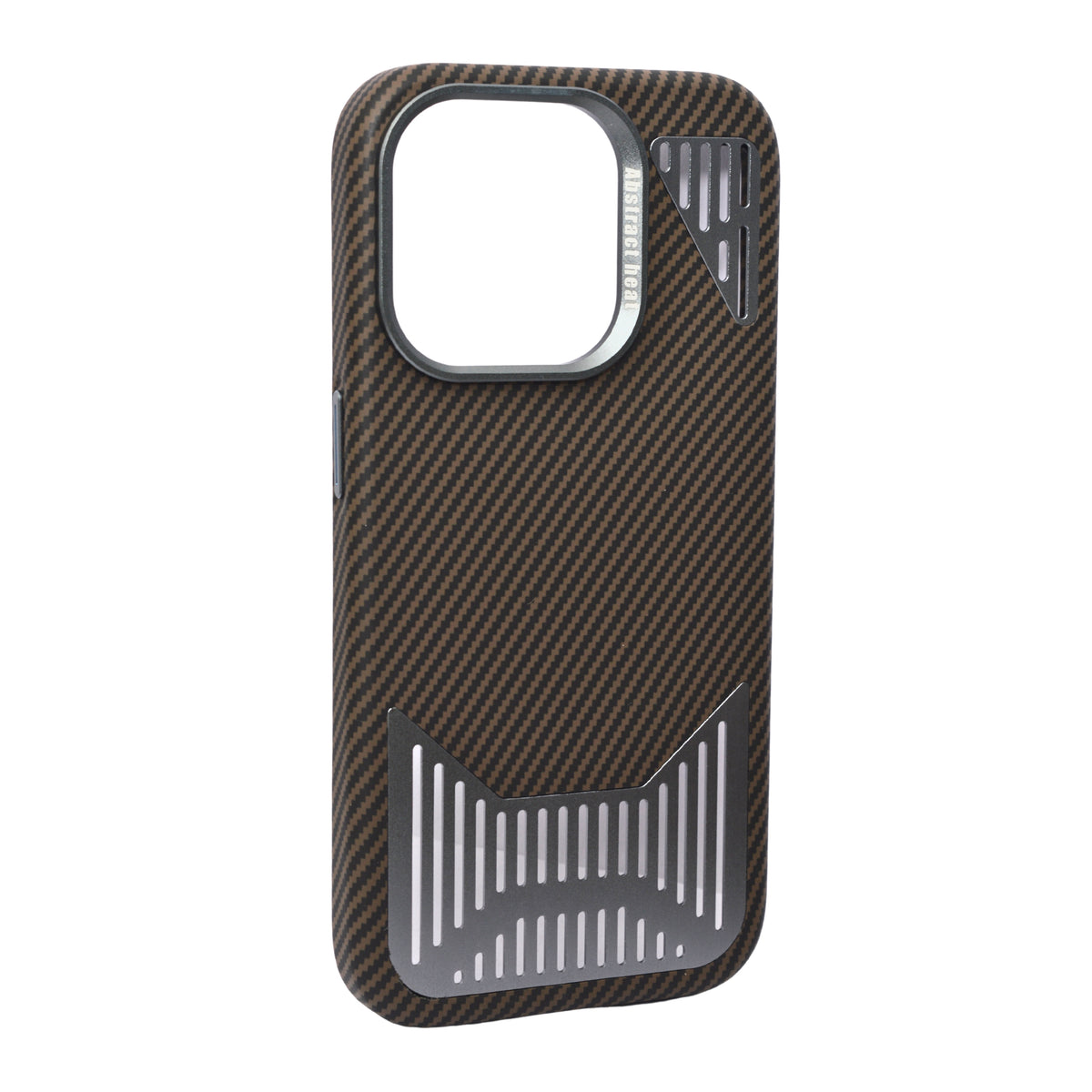 Premium Heat Dissipation with Modern Textured Finish Phone Case for iPhone 15 Pro