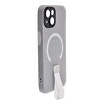 Frosty Matte with Silicone Finger Loop Phone Case for iPhone 14 Plus / 15 Plus