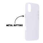 Hard Protective Striped Matte Finish Case for iPhone 16 Plus