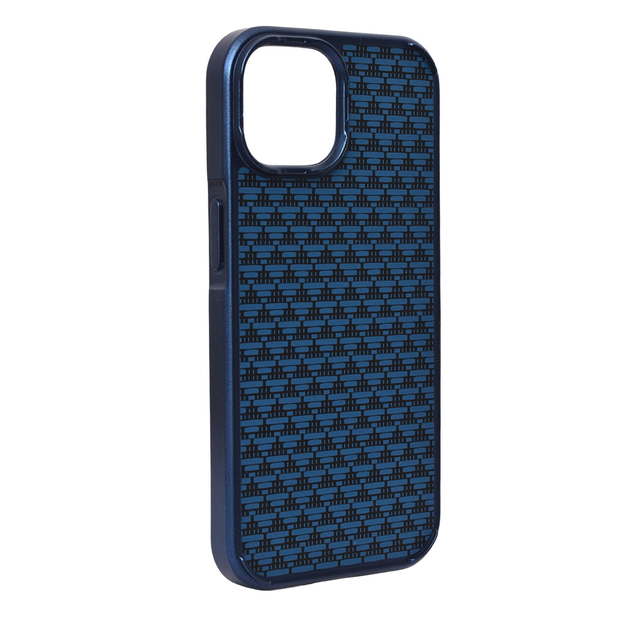 Geometric Carbon Fiber Texture Phone Case for iPhone 13 /14
