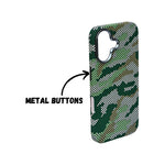 Camouflage Pixel Pattern Phone Case for iPhone 16