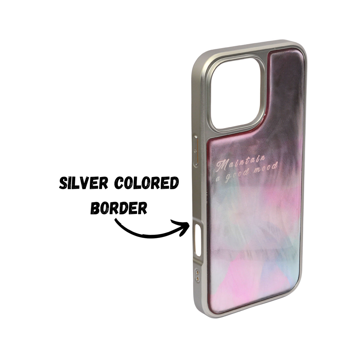 Blossom Blush Marble Mystic Mood Phone Case for iPhone 16 Pro Max