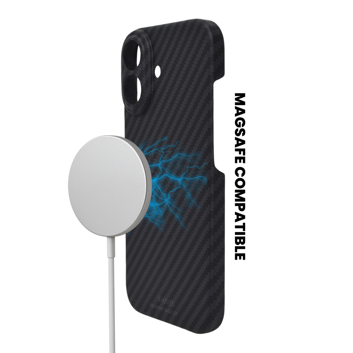 Premium Carbon Texture Slim Fit Phone Case for iPhone 17