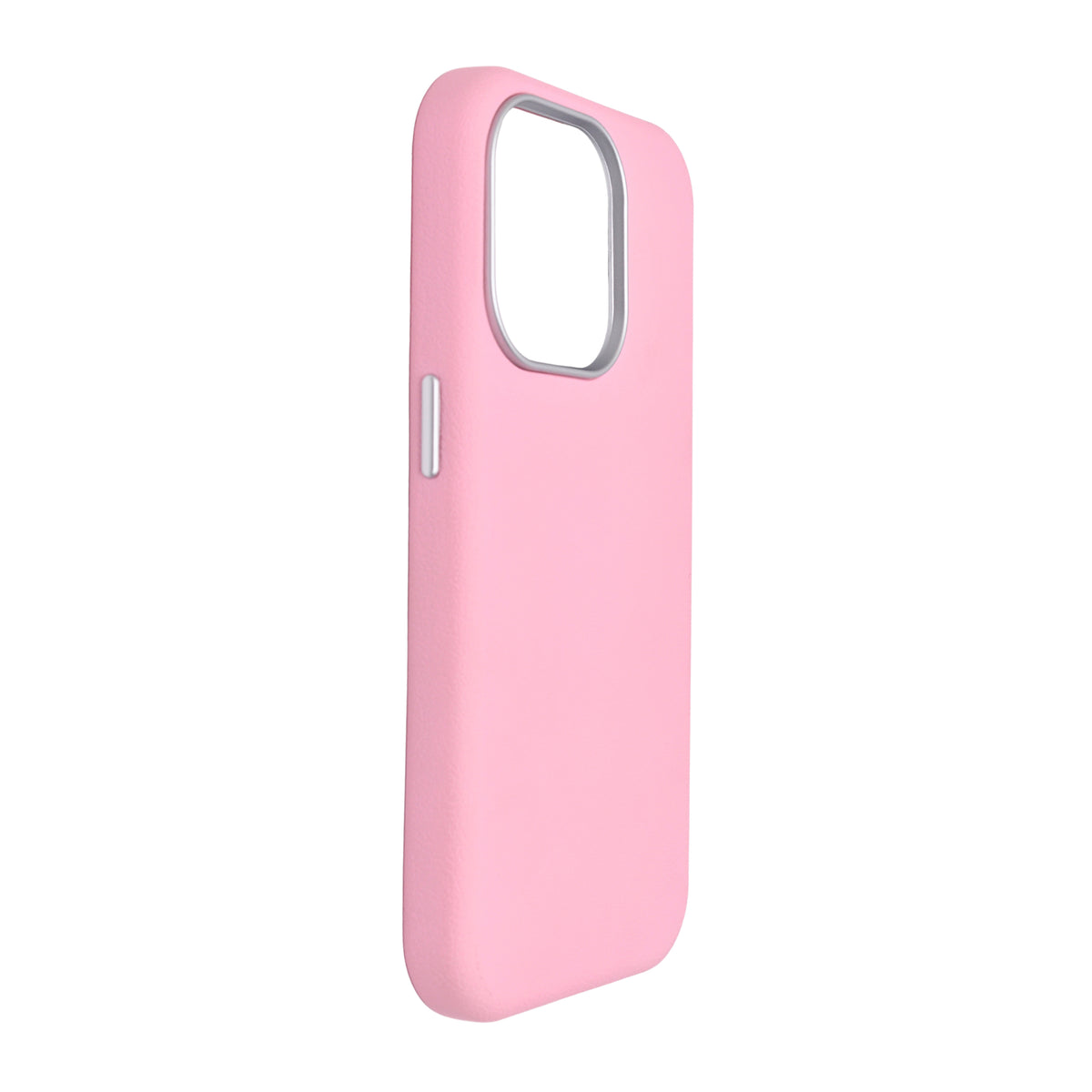 Premium PU Leather with Metal Camera Frame Phone Case for iPhone 15 Pro