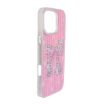 Aesthetic Bow & Floral Print Phone Case for iPhone 16 Pro Max