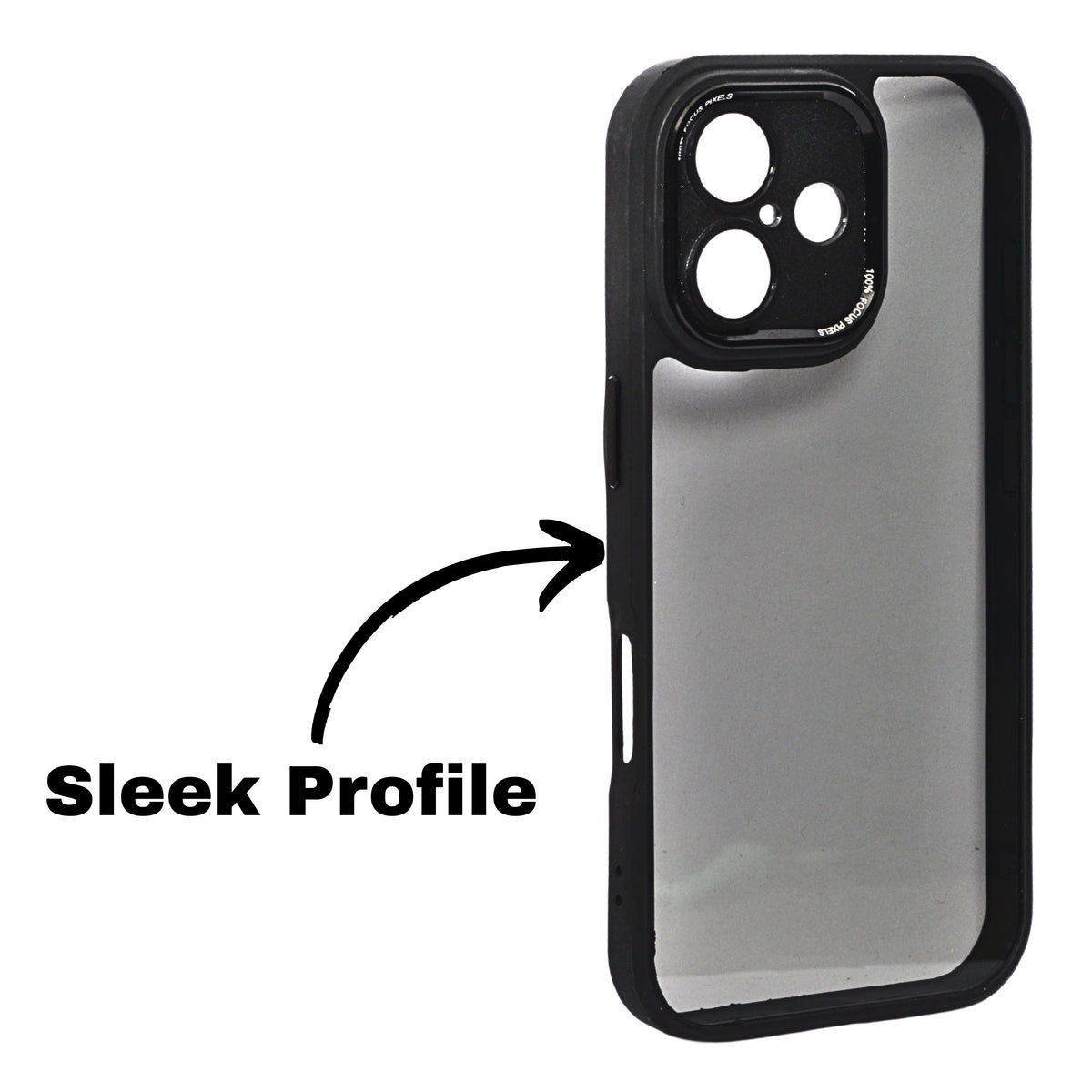 Smoke Transparent MagSafe Compatible Phone Case for iPhone 16