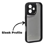 Smoke Transparent MagSafe Compatible Phone Case for iPhone 16