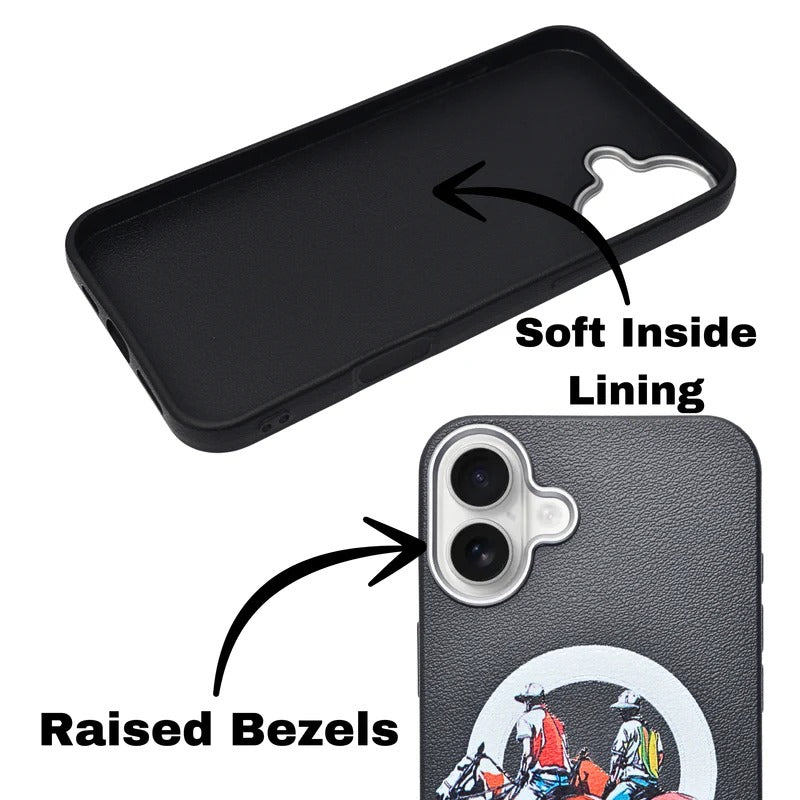 Santa Barbara Polo & Racquet Club Leather Phone Case For iPhone 16