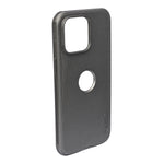 Classic Textured Grip with logo Cutout Phone Case for iPhone 15 Pro Max