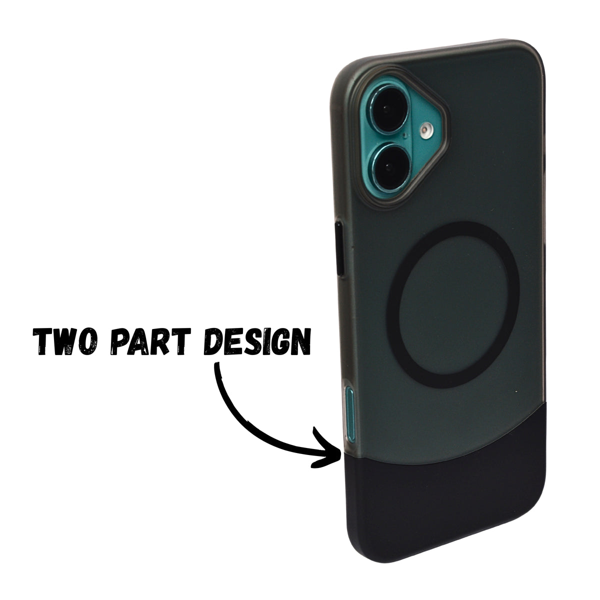 Premium Dual Tone Detachable 2-in-1 Magsafe Compatible Phone Case for iPhone 16 Plus