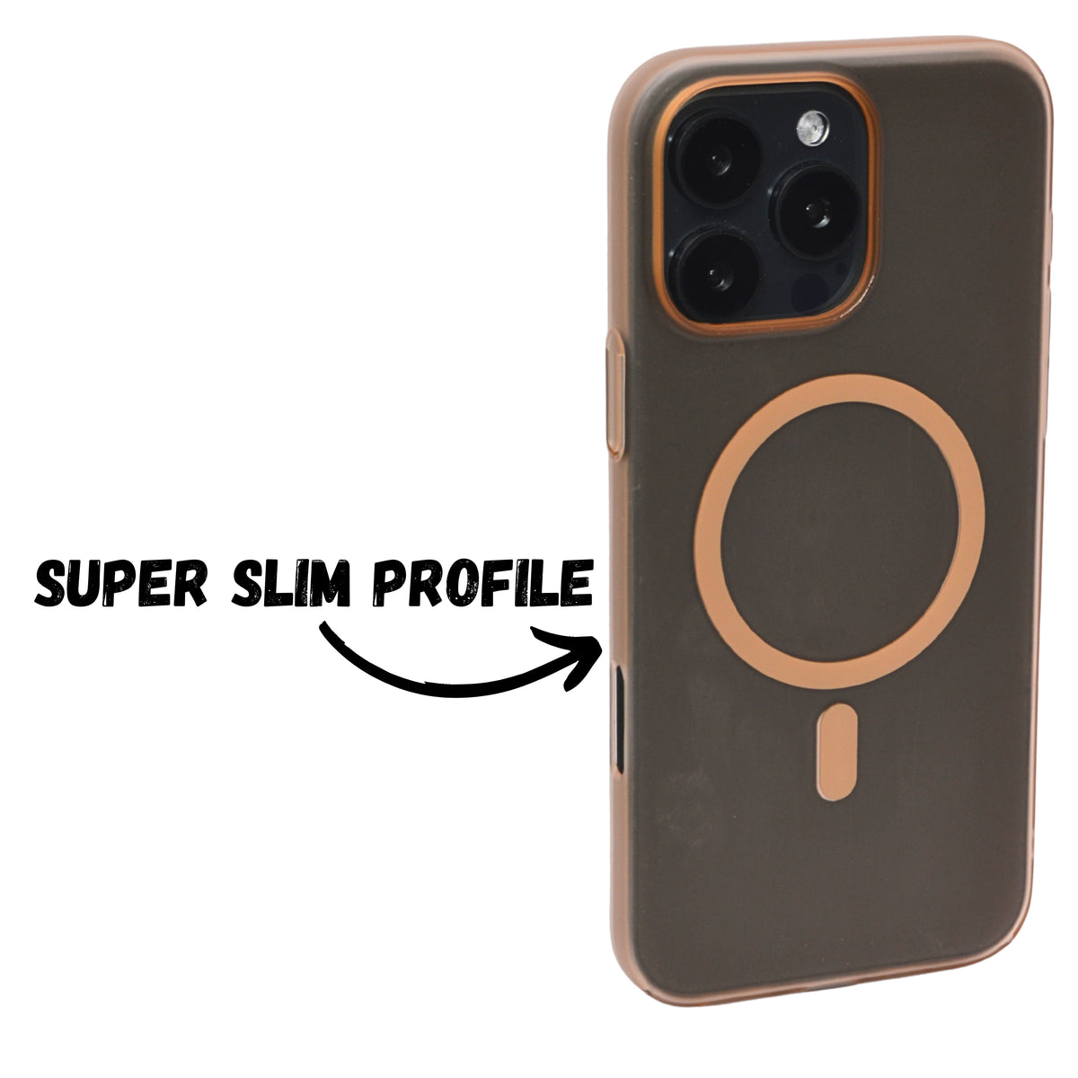 Hard Frosted MagSafe Compatible Phone Case for iPhone 16 Pro Max