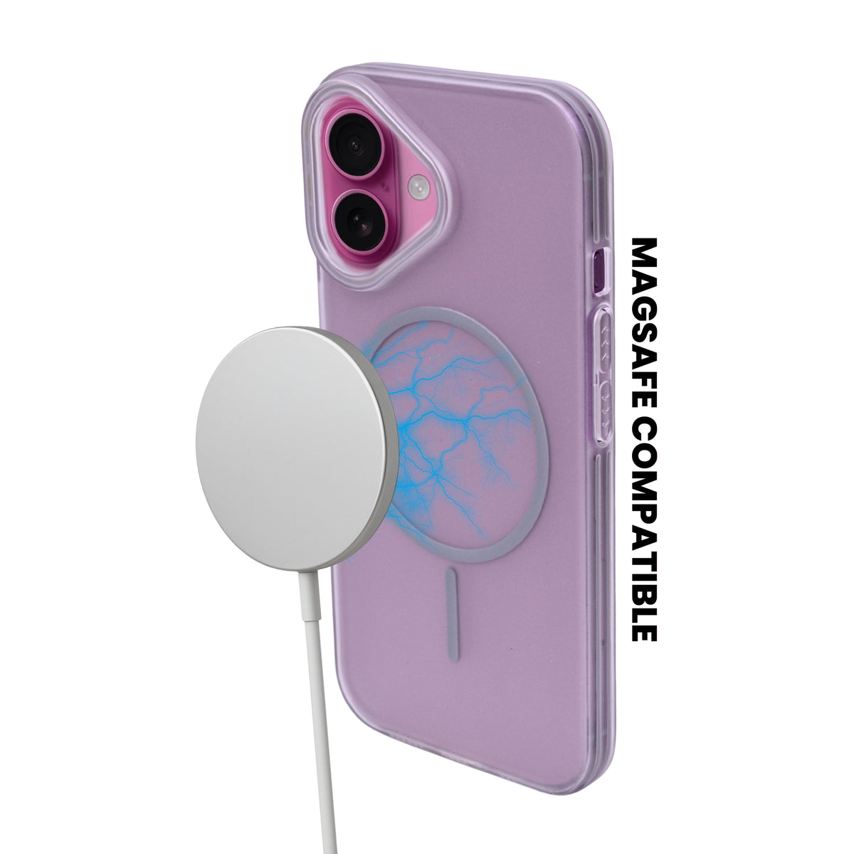 Crystal Clear Shockproof MagSafe Phone Case for iPhone 16