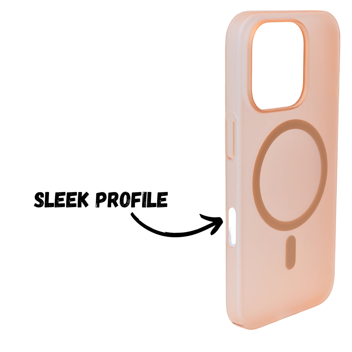 Hard Frosted MagSafe Compatible Phone Case for iPhone 16 Pro