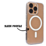 Hard Crystal Clear MagSafe Compatible Phone Case for iPhone 16 Pro