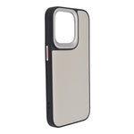 Classic Leather Textured with Metal Camera Ring Phone Case For iPhone 14 Pro